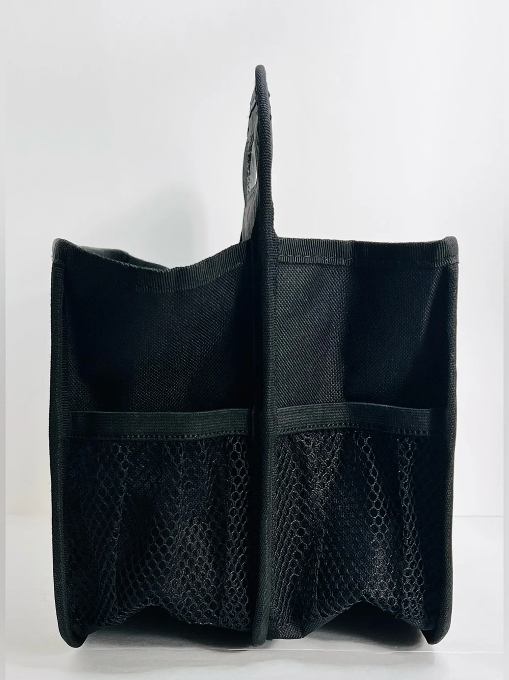 Thirty-One Fold N File Organizer Gray Black Portable Storage Tote Caddy